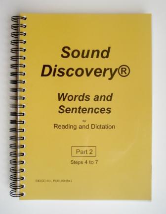 Sound Discovery Words and Sentences, Part 2. Steps 4-7.